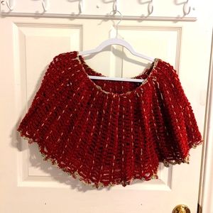 Girl's Crochet Poncho